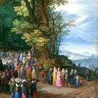 Why did Christ wait until evening to feed the multitude?