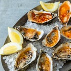 Hog Island's Grilled Oysters with Four Sauces