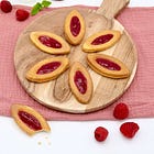 Barquettes aux framboises (sans sucre)