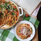 Spaghetti with Tomatoes & Anchovies - An Heirloom Recipe Series