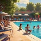 Public Pool Party