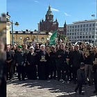 Iranin hirmuhallitusta tukevat sadat shia-islamistit marssivat Helsingissä - Vaativat jumalanpilkkalakeja!