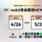 プライバシーブロックチェーンのMidenがa16z等から$25M調達、RWAのDinariが$12.7M調達、など全16PJ【資金調達PJまとめ】