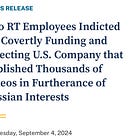 DOJ alleges Russian nationals, US media company deceived right wing commentators about Russian funded influence operation