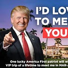 Trump’s running a contest to meet him at Mar-a-Lago