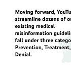 YouTube releases new medical misinformation policies
