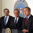 2003. Iraq War. Bush Lies About Weapons of Mass Destruction.