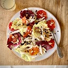 Blood orange, radicchio & puy lentil salad