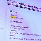 DARPA Prepares Simulated Pandemic Scenarios for 'Natural or Man-Made Infectious Agent'