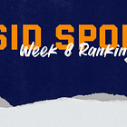 2024 SID Sports Week 8 Rankings