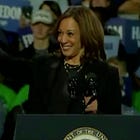 Kamala Harris Plays Clip Of Trump Being Hitler, In Case Media Just Can't Bear To