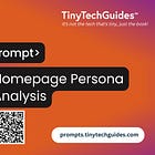 Bonus Prompt: Home Page Persona Analysis