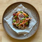 Blue Corn Tostada Carpaccio