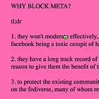 The Fediverse, Metapocalypse & Preemptive Bans