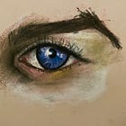 Schets van een oog