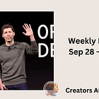 ChatGPT Canvas, DevDay and New Round | Weekly Edition