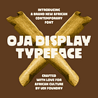 Nigerian type designer launches new typeface inspired by the traditional Oja flute from Eastern Nigeria