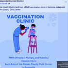 Free Measles Vaccine Campaign Followed by Measles Outbreak in Texas County