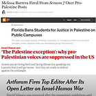 When it Comes to Palestine - Free Speech is Under Threat