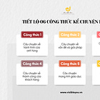 Tiết lộ 06 công thức kể chuyện hiệu quả