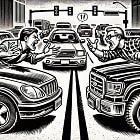 Police see footage of road rage attack
