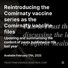 Reintroducing the Comirnaty vaccine series as the Comirnaty vaccine files