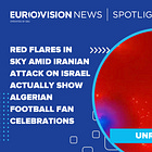 Videos of red flares in sky amid Iranian attack on Israel actually show Algerian football fan celebrations