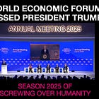 The World Economic Forum Cheers For President Trump 