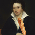 Byron composed on horseback, Shelley gnawed a hunch of dry bread