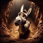 #Cuento El burro y el pozo