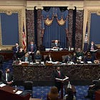 2020. Washington D.C. The Senate Votes to Acquit Trump. (In Progress)