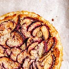 Rustic Plum Tart with Hazelnut Frangipane and Thyme