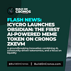IcyCro Launches Obsidian: The First AI-Powered Meme Token on Cronos zkEVM