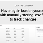 CSV-App with Change Tracking