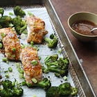 Sheet Pan Orange Glazed Salmon and Broccoli
