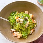 Paleo Summer Squash & Shrimp Pasta with Zesty Salsa Verde