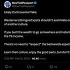 You Shouldn't Be Assimilating