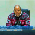20230124 Dallas Mayor Johnson and invocators from homophobic groups. 