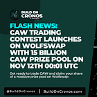CAW Trading Contest Launches on Wolfswap with 15 Billion CAW Prize Pool on Nov 12th 00:01 UTC