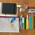 Travel art supplies