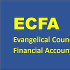 Evangelical Council for Financial Accountability and homophobia. If you see the ECFA sticker watch out. 