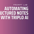 Automating Structured Notes with Triplo AI