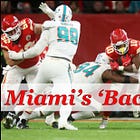 The Miami Dolphins 'Backer Plugs vs. the Chiefs.