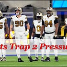 The Saints Trap 2 Pressure vs. the Rams ('23)