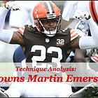 MatchQuarters DB 101: Technique Analysis of the Browns Martin Emerson Jr.