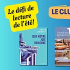 Le défi de lecture estival