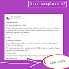 Viral Note Template #2 (This Note Got 209 Likes)