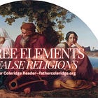 Three elements of false religion: 'good,' human bad, satanic ugly