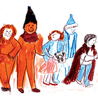 80's Halloween Drawing Session