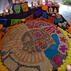 A peek at the Dia de los Muertos ofrendas (altars) in our Mexico City neighborhood